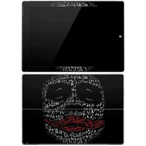 DC Comics The Joker Put a Smile On That Face Surface Pro 3 Skin